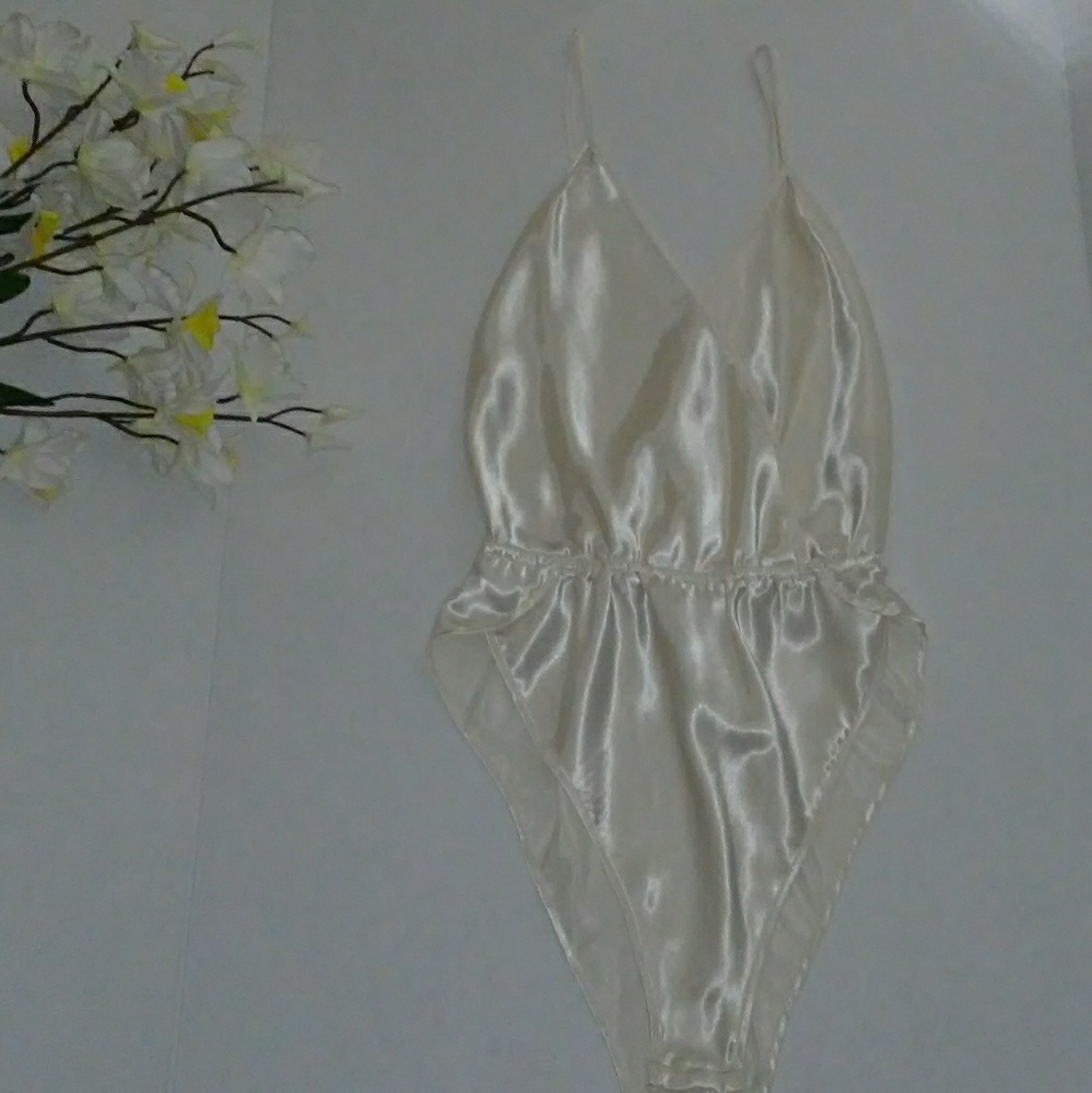 Victoria's Secret Vintage 80S Satin Teddie Size S